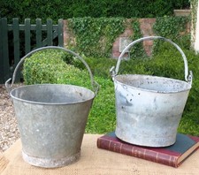 Galvanised metal buckets for sale  BRIDGNORTH