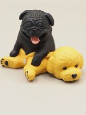 Brinquedo pug poodle imitação animal cápsula brinquedo mini boneco Japão U391 comprar usado  Enviando para Brazil