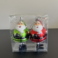 Santa ornaments red for sale  Morris Plains