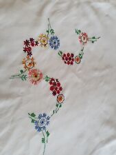 Vintage floral embroidered for sale  SWANSEA