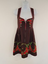 Vintage dress brown for sale  PLYMOUTH