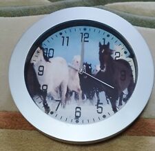 Wanduhr batteriebetrieb pferde gebraucht kaufen  Gladbeck