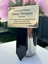 Usado, Placa comemorativa, forma retangular personalizada túmulo jardim marcador placa presente comprar usado  Enviando para Brazil