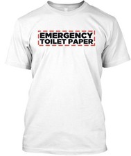 Camiseta de papel higiênico de emergência feita nos EUA tamanho P a 5XL comprar usado  Enviando para Brazil