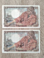 Lot billets francs d'occasion  La Colle-sur-Loup