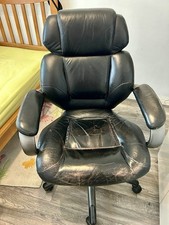 Executive black leather for sale  LIVERPOOL
