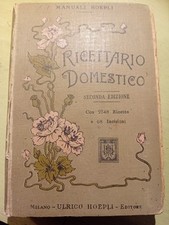 Manuali hoepli ricettario usato  Messina