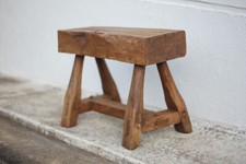 Vintage stool wooden d'occasion  Expédié en Belgium
