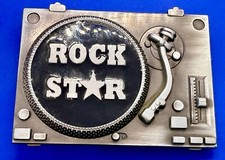 Usado, Rock Star Spinning DJ Mesa Giratória Mesa de Gravação de Música NOS Fivela de Cinto  comprar usado  Enviando para Brazil