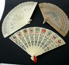 Three fans antique for sale  BEXLEYHEATH