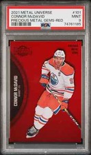 Camiseta alternativa 2021-22 Skybox Metal Universe PMG vermelha/100 Connor McDavid PSA 9 comprar usado  Enviando para Brazil