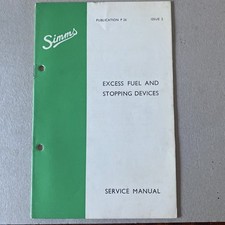 Simms excess fuel for sale  FAVERSHAM