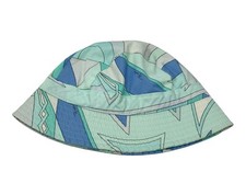 Usado, Acessório chapéu balde logotipo EMILIO PUCCI verde azul multicolorido RankAB comprar usado  Enviando para Brazil