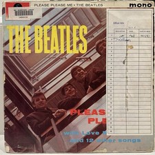 The Beatles Please Please Me LP Mono PMC 1202 1st Pressing UK BBC Library 1963 comprar usado  Enviando para Brazil