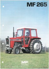 Folheto Massey Ferguson Tractor MF265 - MF 265 comprar usado  Enviando para Brazil