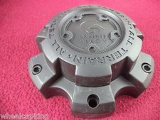 Usado, Rodas de liga de granito pretas planas tampas de centro de roda personalizadas # 89-9866GB (1 TAMPA) comprar usado  Enviando para Brazil