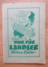 Altes liederbuch landser gebraucht kaufen  Hannover