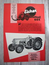 Eicher riginal prospekt gebraucht kaufen  Zeiskam