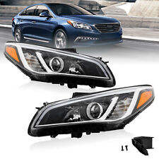 Ajuste para 2015 2016 2017 Hyundai Sonata cromado halogênio farol par comprar usado  Enviando para Brazil