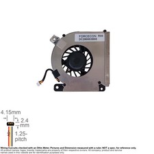 Ventilador de refrigeração ventilador refrigerador CPU laptop Acer Aspire Forcecon F669-CW DFB552005M30T comprar usado  Enviando para Brazil