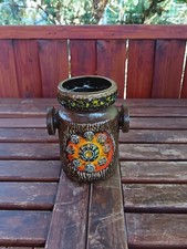 Vaso vintage Dumler Breiden da Alemanha Ocidental design meados do século lava gorda comprar usado  Enviando para Brazil