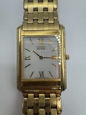 Relógio retangular Citizen Stiletto Eco-Drive tom dourado – Modelo G820-T001688 comprar usado  Enviando para Brazil