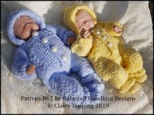 Knitting pattern reborn for sale  WARRINGTON