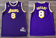 Camiseta costurada ADIDAS NBA HARDWOOD CLASSICS LAKERS KOBE BRYANT #8 TAMANHO XXL 2XL comprar usado  Enviando para Brazil