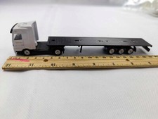 Usado, SEMI CAMINHÃO REBOQUE PLANO PRONTO PARA CARREGAR CABINE BRANCA BANDEJA PRETA EB00978 BIN 021 comprar usado  Enviando para Brazil