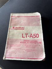 Suzuki lta50 manual for sale  COVENTRY