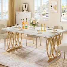 White marble dining for sale  HARROW