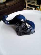 Vintage blue glazed for sale  LISKEARD