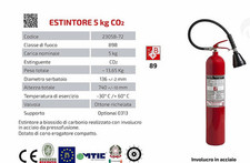 Estintore co2 kg5 usato  Teano