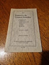 The British Homeopathic association, Pointers to the common remedies  No 7 segunda mano  Embacar hacia Mexico