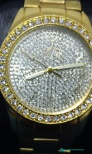 Relógio feminino de ouro com pulseira comprar usado  Enviando para Brazil