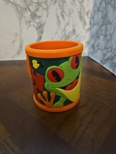 Caneca de plástico laranja infantil Rainforest Cafe Cha Cha - The Frog 3D  comprar usado  Enviando para Brazil