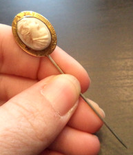 PINO BASTÃO ANTIGO VITORIANO DE 1800 ESCULPIDO CONCHA CAMEO 2 3/4"! G13429 comprar usado PINO BASTÃO ANTIGO VITORIANO DE 1800 ESCULPIDO CONCHA CAMEO 2 3/4"! G13429 comprar usado  Enviando para Brazil