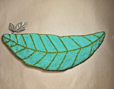 Beaded green leaves for sale  Sterling