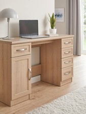 Camberley desk oak for sale  SHIPLEY