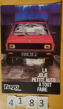 Zastava yugo prospectus d'occasion  Meyzieu