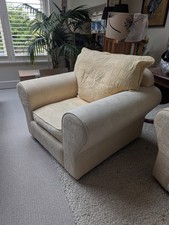Cream armchairs for sale  BERKHAMSTED
