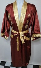Vintage Kimono Bordado Dragão Reversível Asiático Oriental Roupão de Cetim OS L-XL comprar usado  Enviando para Brazil