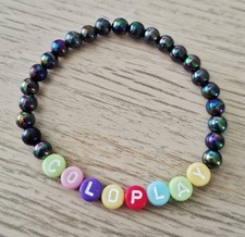 Coldplay beaded bracelet for sale  HADDINGTON