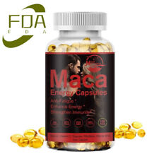 Usado, Cápsulas de raiz de maca | Libido | Energia testosterona impulsionadora resistência à saúde sexual comprar usado  Enviando para Brazil