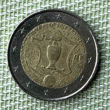 Euro 2016 gedenkmünze gebraucht kaufen  Borken