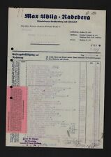 Radeberg rechnung 1939 gebraucht kaufen  Leipzig