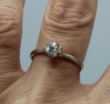 zircon transparent bague d'occasion zircon transparent bague d'occasion  France