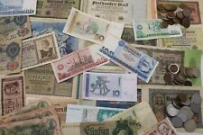 German Mark Money Banknotes Coins Reichsmark, D-Mark, East German mark comprar usado  Enviando para Brazil