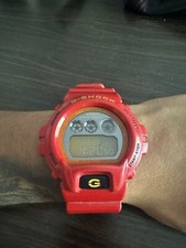 Usado, Relógio masculino G-Shock DW-6900CB-4 pulseira vermelha limitado comprar usado  Enviando para Brazil