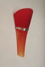 lampe glas rot gebraucht kaufen  Hanau